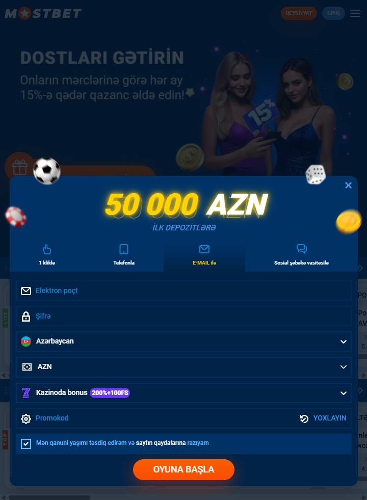 Platforma ilə tanışlıq qeydiyyatdan başlayır